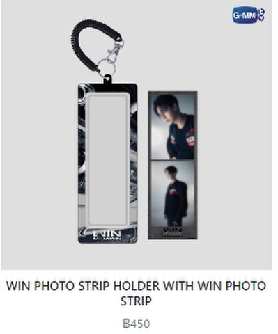 Win Photo Strip holder with Win Photo strip　WIN HOLIDATE FANCON《eパケット込み》