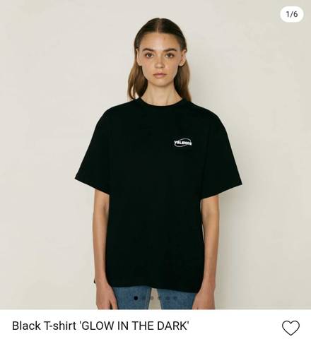 Velence Tシャツ（ブラック）GLOW IN THE DARK Winブランド　Mサイズ《eパケット代込》