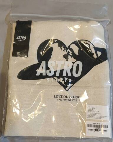 LOL会場限定　Astro　ハートトートバッグ　(Bright ブランド）　《eパケット代込》