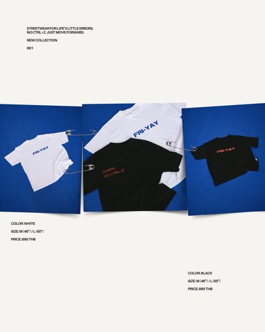  FriYAY Lab　Tシャツ　Aou Thanaboonブランド《eパケット代込》
