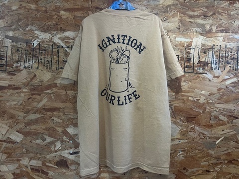 OURLIFE×IGNITION SKATESHOP TEE