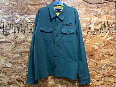 ANTIHERO BASIC EAGLE FLANNEL SHIRT