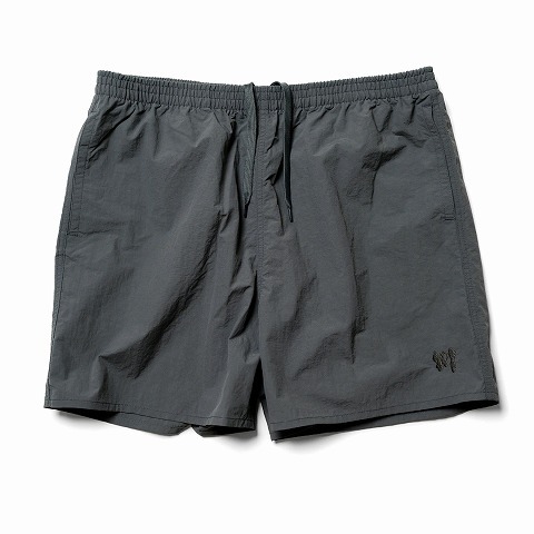 川 nylon shorts / 灰