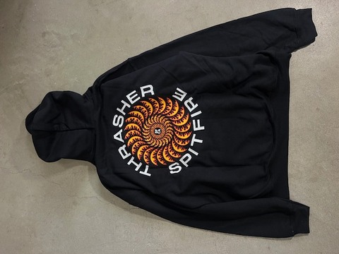 THRASHER×SPITFIRE CLASSIC SWIRL L/S HOODIE