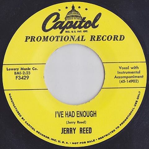 JERRY REED/When I Found You(7”)