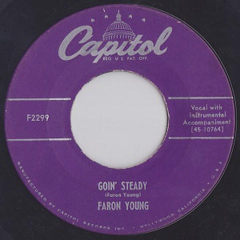 FARON YOUNG/Goin' Steady(中古7")