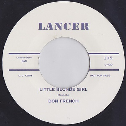 DON FRENCH/Little Blonde Girl(7”)