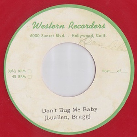 UNKNOWN ARTIST/Don’t Bug Me Baby(7”)