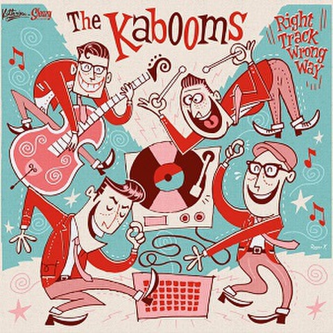 THE KABOOMS/Right Track, Wrong Way(10")