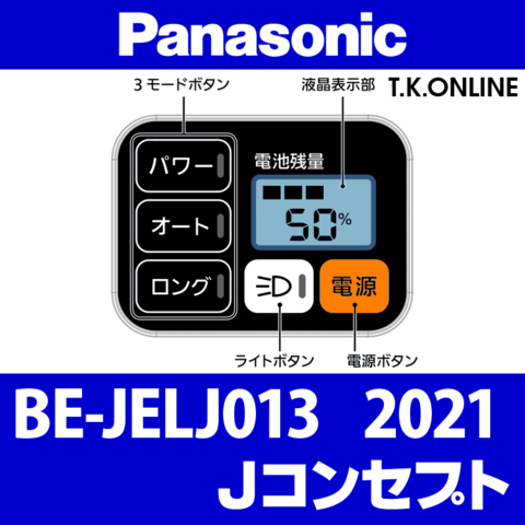Panasonic BE-JELJ013用 ハンドル手元スイッチ
