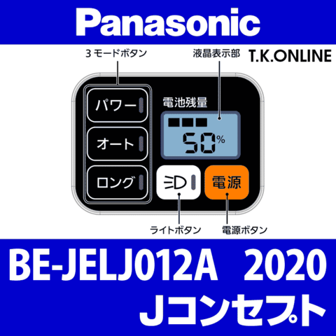 Panasonic BE-JELJ012A用 ハンドル手元スイッチ