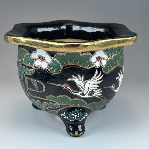 方形  陶磁器  台の上の鉢  家計 芸術鉢