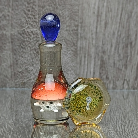 笑仏小和尚 赤松 ガラス玉付 笑仏小和尚 赤松 ガラス玉付