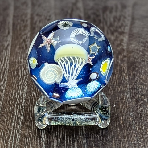 激レア TOMOMATSU GLASS MARKET 高知 クラゲ ペンダント 【公式通販】