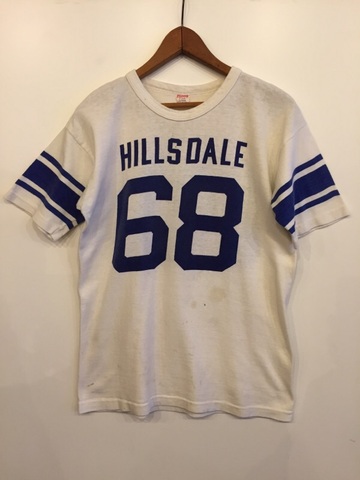 60s CHAMPION. INK PRINT FOOTBALL Tee.