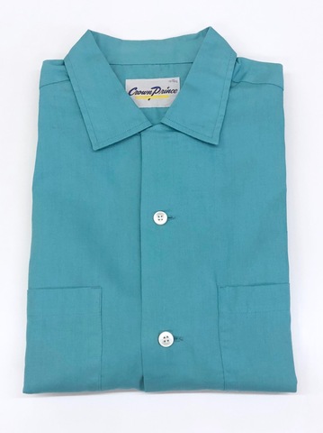 60s CROWN PRINCE DEAD STOCK BOWLING SHIRT.