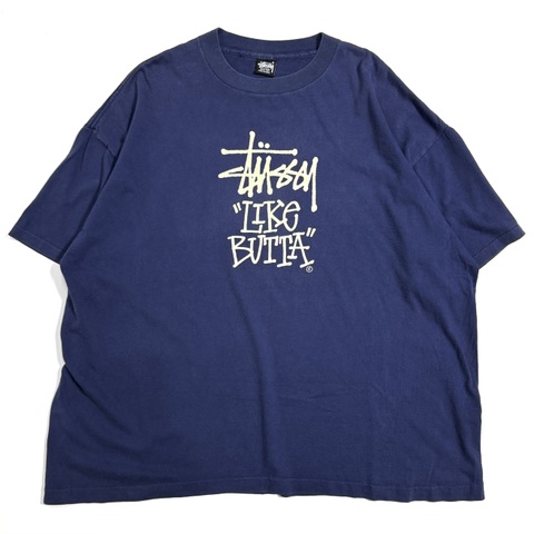 80s~ STUSSY "LIKE BUTTA" PRINT Tee.