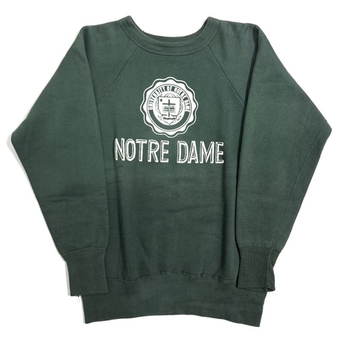 60s HANES "NOTRE DAME" COLLEGE SWEAT.
