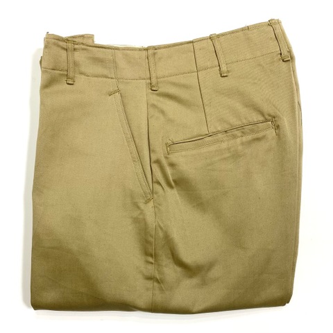 40s U.S.ARMY DEAD STOCK CHINO TROUSERS.