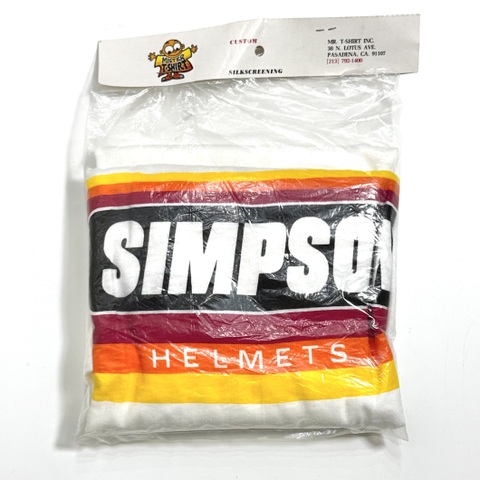 80s SIMPSON DEAD STOCK MOTOR Tee.