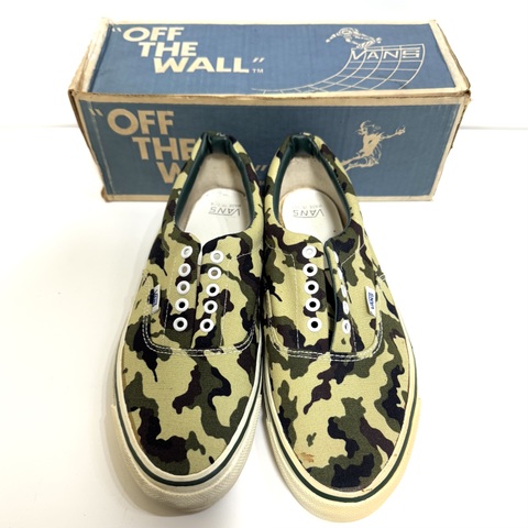 80s VANS DEAD STOCK "CAMO" ERA.