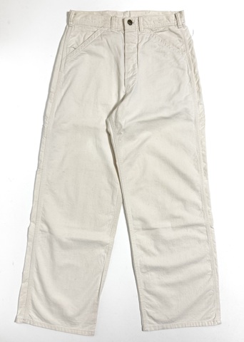 40s Lee WHITE COTTON PAINTER PANTS.