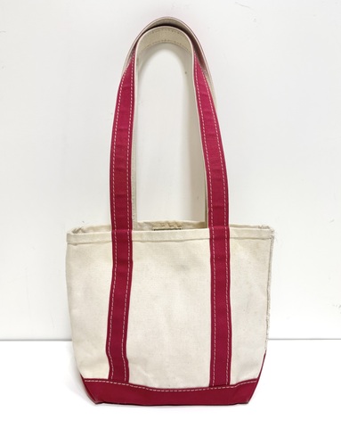 80s L.L.BEAN NON WASH LONG HANDLE BOAT AND TOTE.