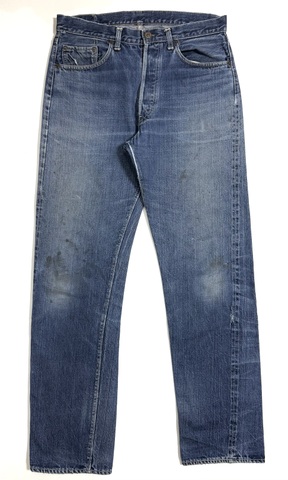 60s LEVI'S 501E "EARLY STYLE" DENIM PANTS.