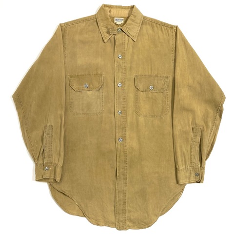 30s BEST-BET COTTON WORK SHIRT with CHINSTRAP.