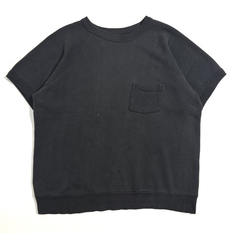 60s PENNEY'S "BLACK" S/S. SWEAT.