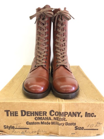 ~60s THE DEHNER COMPANY,INC. DEAD STOCK LEATHER BOOTS.
