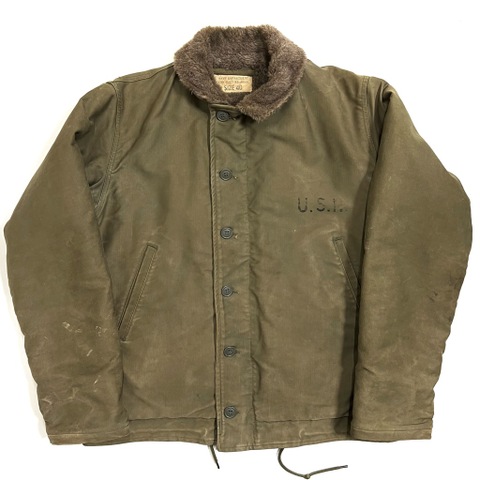 40s U.S.NAVY. N-1 DECK JACKET. 
