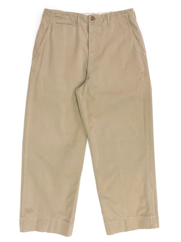 40s U.S.ARMY CHINO TROUSERS.