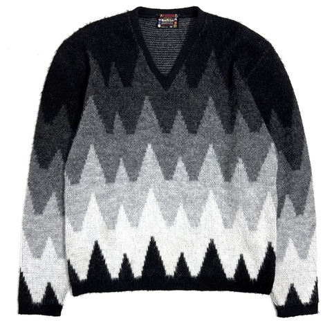60s McGREGOR MIDNITE SUN "BLACK BASE" KNIT SWEATER
