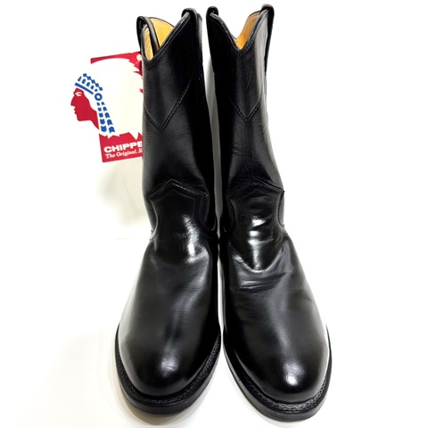 70s~ CHIPPEWA DEAD STOCK ROPER BOOTS "size 9 1/2 EE"