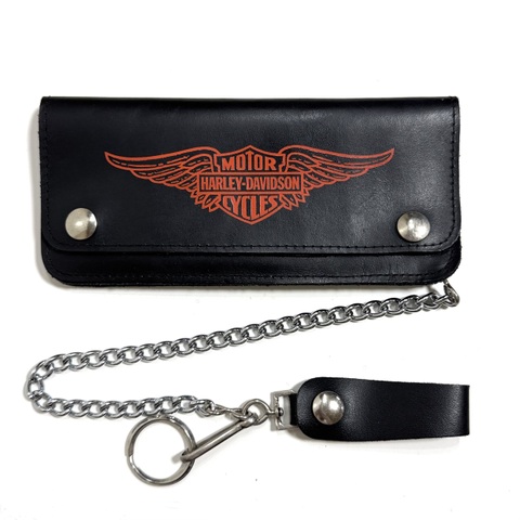 80s~ HARLEY DAVIDSON DEAD STOCK BIKER WALLET.