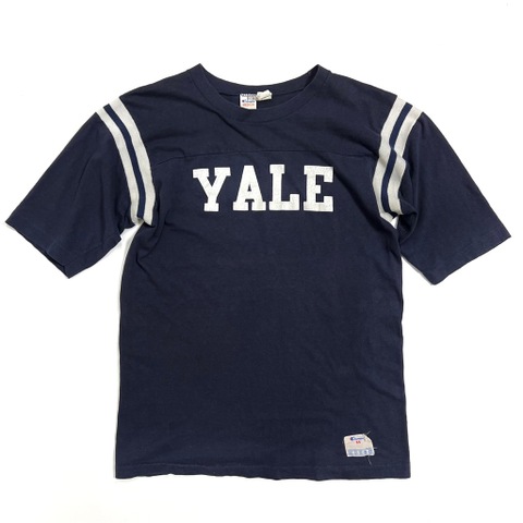 80s CHAMPION. FOOTBALL Tee. "YALE UNIV"