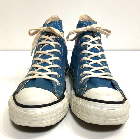70s CONVERSE. "COACH" HI-CUT CANVAS SHOES.