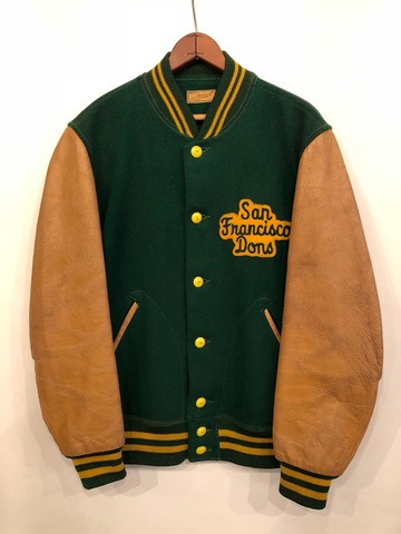 50s Whiting. San Francisco Dons. VARSITY JACKET.