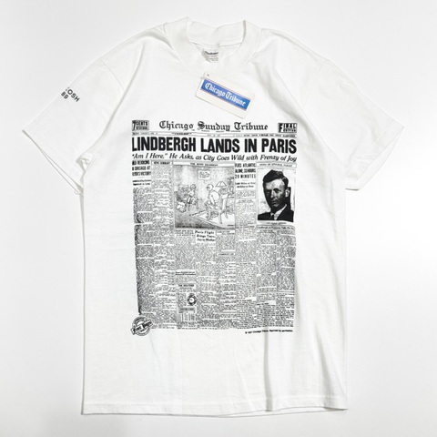 80s CHICAGO TRIBUNE "DEAD STOCK" PRINT Tee.