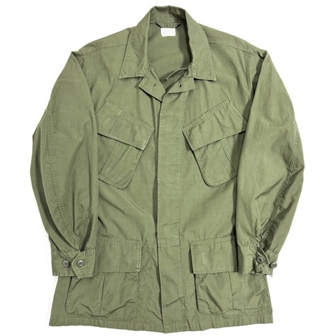 60s U.S.ARMY "RARE STYLE" 2nd. JUNGLE FATIGUE JACKET.