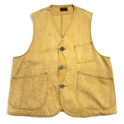 30s L.L.BEAN "RARE STYLE" H.B.T. HUNTING VEST.