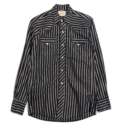 50s~ KARMAN "BLACK" WESTERN SHIRT.