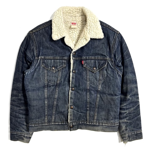70s~ Levi's 70605-0217 DENIM BOA JACKET.