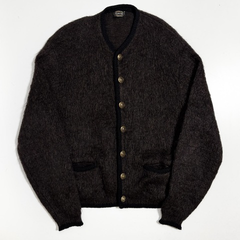 60s PURITAN MOHAIR KNIT CARDIGAN.