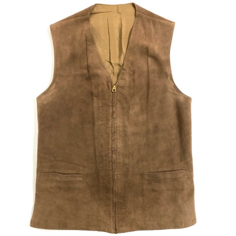 40s ABERCROMBIE&FITCH LEATHER VEST.