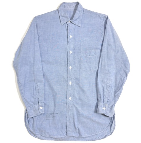 50s U.S.A.F. MILITARY OXFORD SHIRT.
