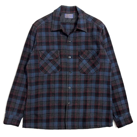 60s PENDLETON "NON WASH?" WOOL SHIRT.
