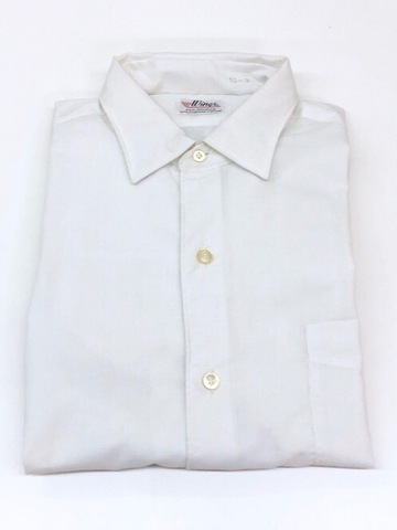 60s WINGS 1WASHED WHITE SHIRT.