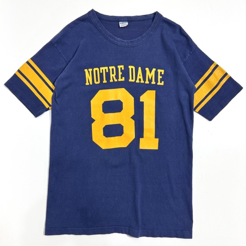 70s CHAMPION "81" WIN FOOTBALL Tee.